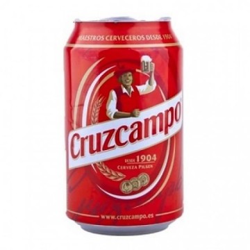 CERVEZA CRUZCAMPO LATA 33...