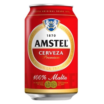 CERVEZA AMSTEL 33cl LATA