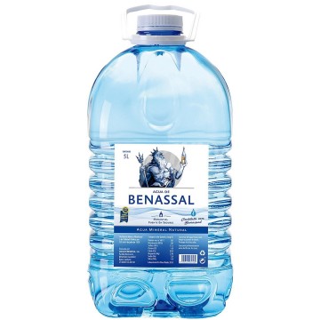 AGUA BENASSAL 5 LTS. GARRAFA